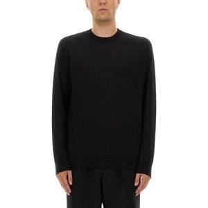 Golden Goose Classic Black Wool Jersey With Ribbed Cuffs - NWT